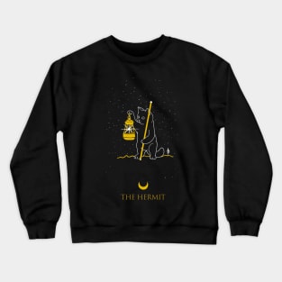 The Hermit - Tarot Cats Crewneck Sweatshirt